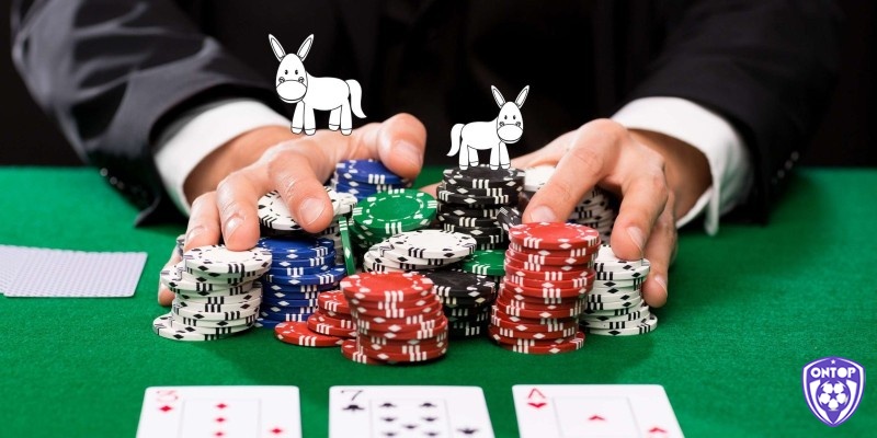 Ví dụ 1 để hiểu rõ Donk bet Poker là gì?