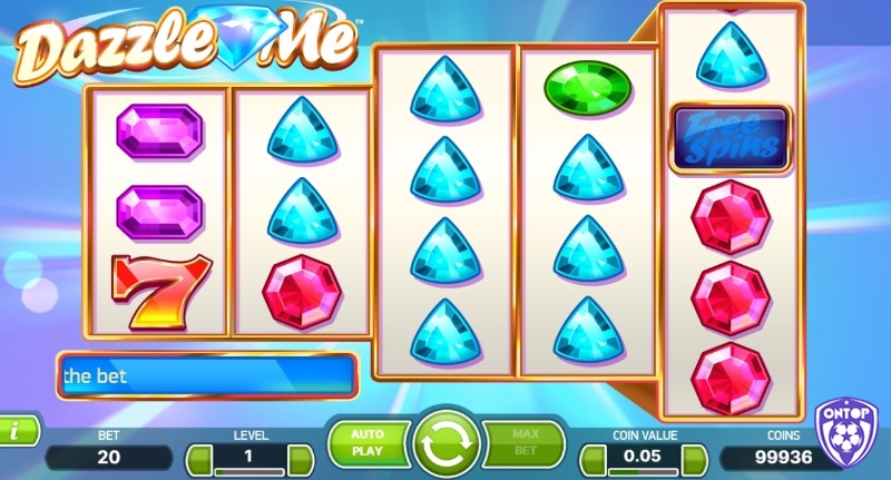 Dazzle Me là tựa game của NetEnt dựa trên chủ đề các viên đá quý đầy quý phái