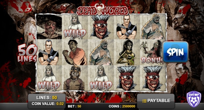 Deadworld có đồ họa chủ đề zombie, tạo nên một môi trường u ám và căng thẳng