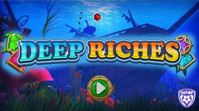 Deep Riches có bối cảnh đầy màu sắc với màu xanh của nước và màu của đá quý