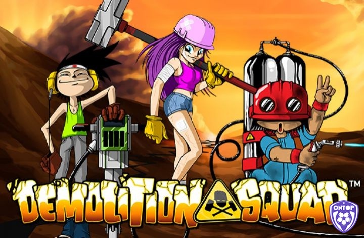 Demolition Squad với các nhân vật thiết kế phong cách hoạt hình