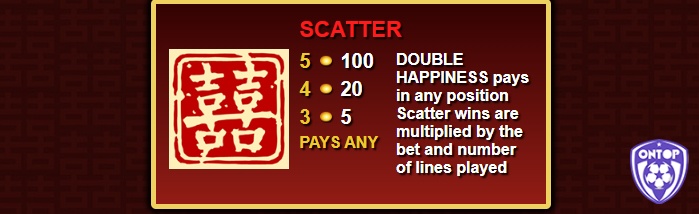 Biểu tượng Scatter là quân cờ shogi màu đỏ của Trung Quốc