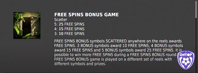 Nhận thưởng 10 vòng quay miễn phí ban đầu và tối đa 25 Free Spins bổ sung