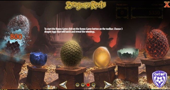 3 Bonus kích hoạt tính năng Bonus Game, bạn cần chọn trứng để nhận thưởng