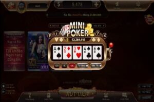 Luật chơi mini poker chi tiết, dễ chơi cho người mới chơi