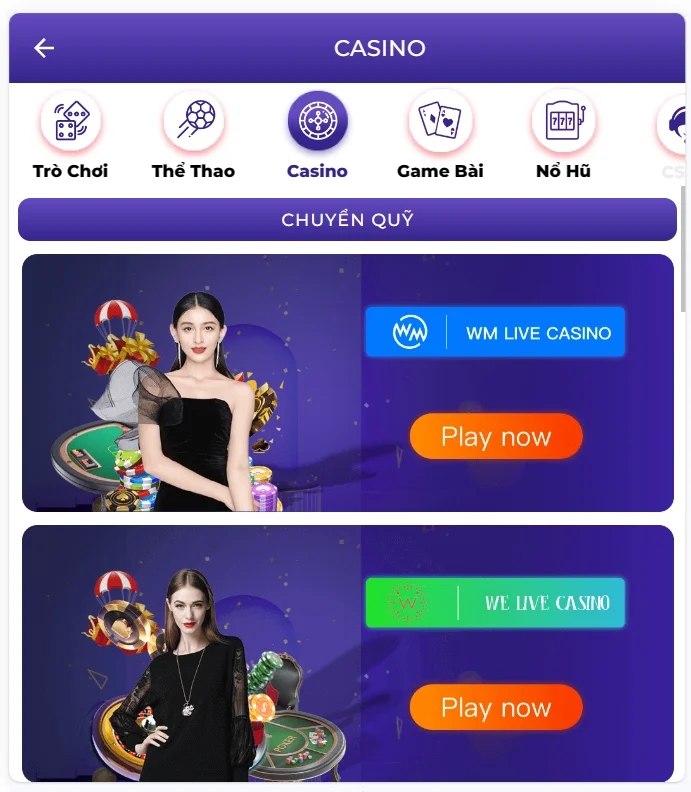 Sảnh Casino trực tuyến minh bạch, thu hút đông đảo người chơi