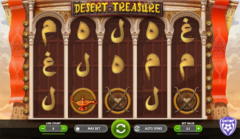 Biểu tượng Wild trong Desert Treasure là các biểu tượng về hoàng gia