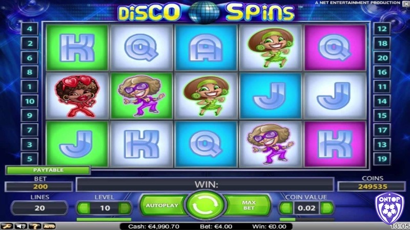 Biểu tượng Wild trong game chính là biểu tượng Disco Ball