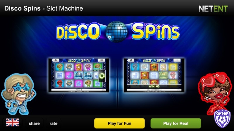 Disco Spins có tính năng vòng quay miễn phí hấp dẫn người chơi