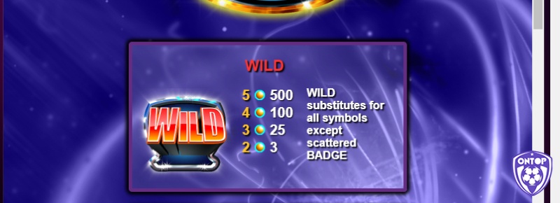 Biểu tượng Wild trao khoản thưởng tối đa lên tới 500 xu