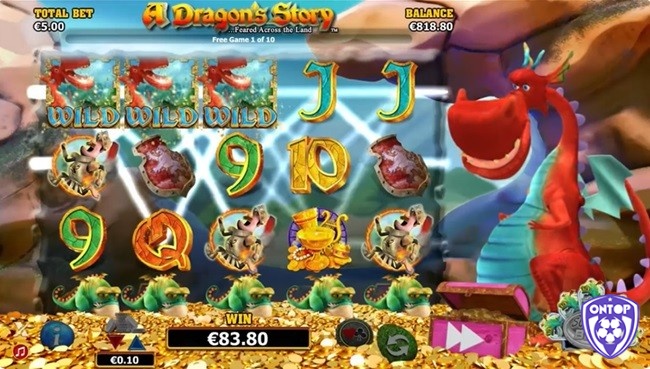 Cách quay thưởng Dragon's Story khá đơn giản với giá trị đồng xu từ 0.01 – 25