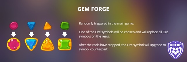 Tính năng Gem Forge kết thúc, biểu tượng quặng được chọn sẽ thành đá quý