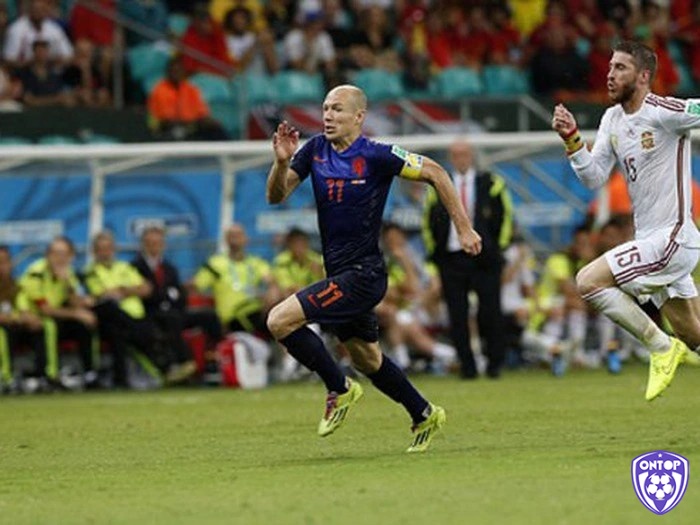 Arjen Robben là cầu thủ có nhiều pha bứt tốc kỳ diệu