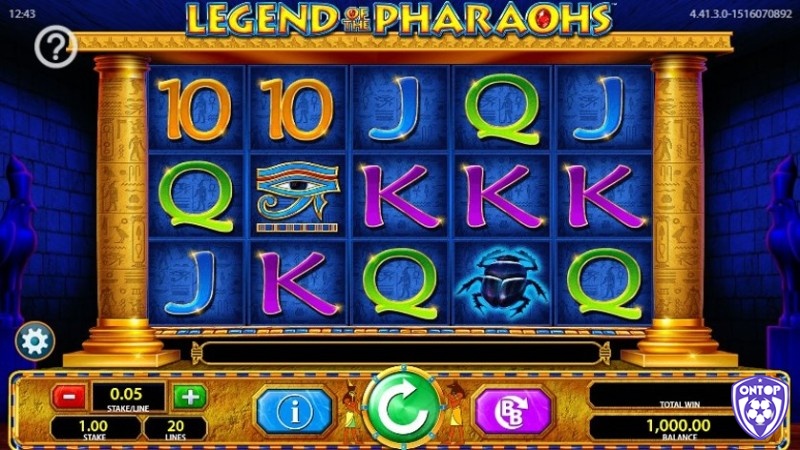 Giới thiệu chi tiết thông tin slot Legend of the Pharaohs