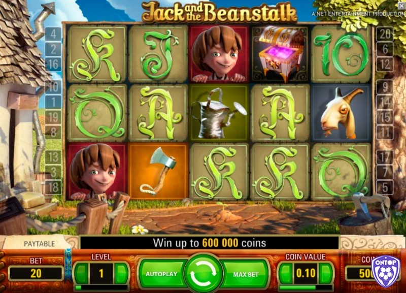 Cách chơi Jack and the Beanstalk khá đơn giản