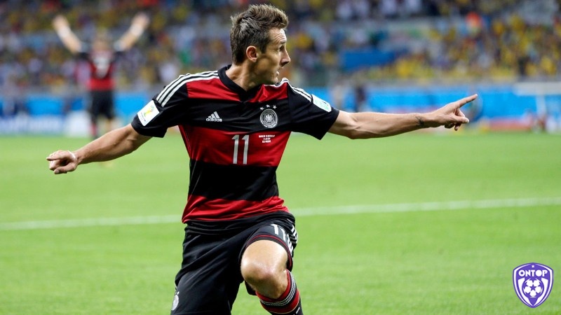 Miroslav Klose được biết đến với khả năng kỹ thuật tốt nhất World Cup