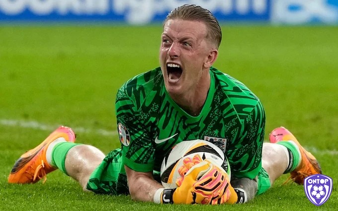 Jordan Lee Pickford tuy có thành tích không cao lắm nhưng lọt vào danh sách thủ môn hay nhất Euro 2024