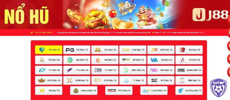 Web cược này cũng cung cấp các trò chơi slot game nổi tiếng