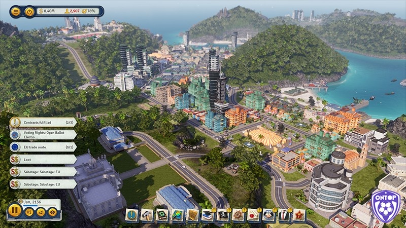 Trong Tropico 6 game thủ sẽ quản lý một chuỗi đảo nhỏ