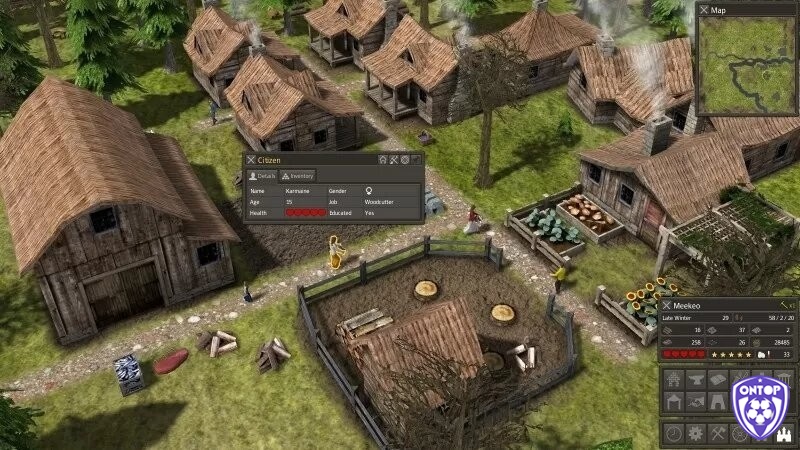 Điểm đặc biệt của Banished là hệ thống nghề nghiệp đa dạng