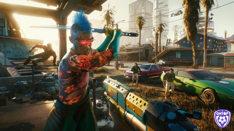 Cyberpunk 2077 thuộc top game đồ họa đẹp pc được nhiều người yêu thích nhất hiện nay