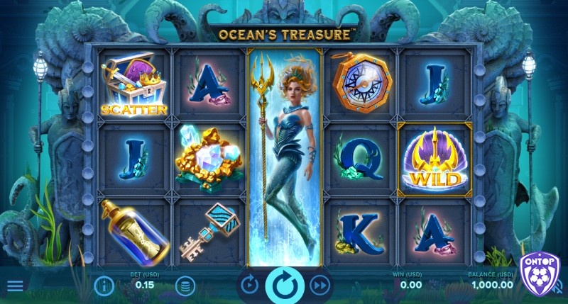 Ocean’s Treasure mang đến một trải nghiệm hấp dẫn với chủ đề dưới đáy biển sâu thẳm